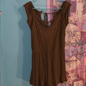 Army Green Romper